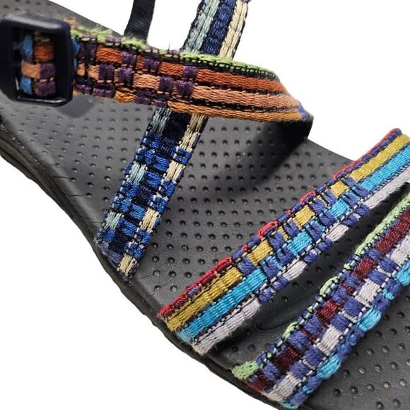 Skechers Sandals Size 10 Womens Reggae Sew Me Strap Sandals - Picture 7 of 10